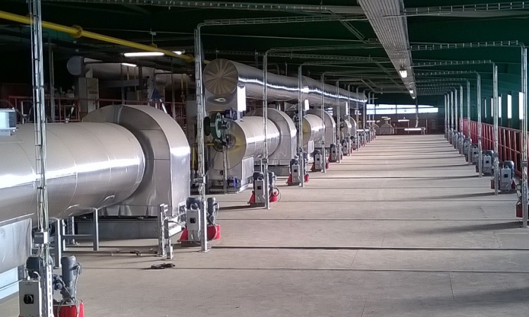 Expansion of tunnel dryer